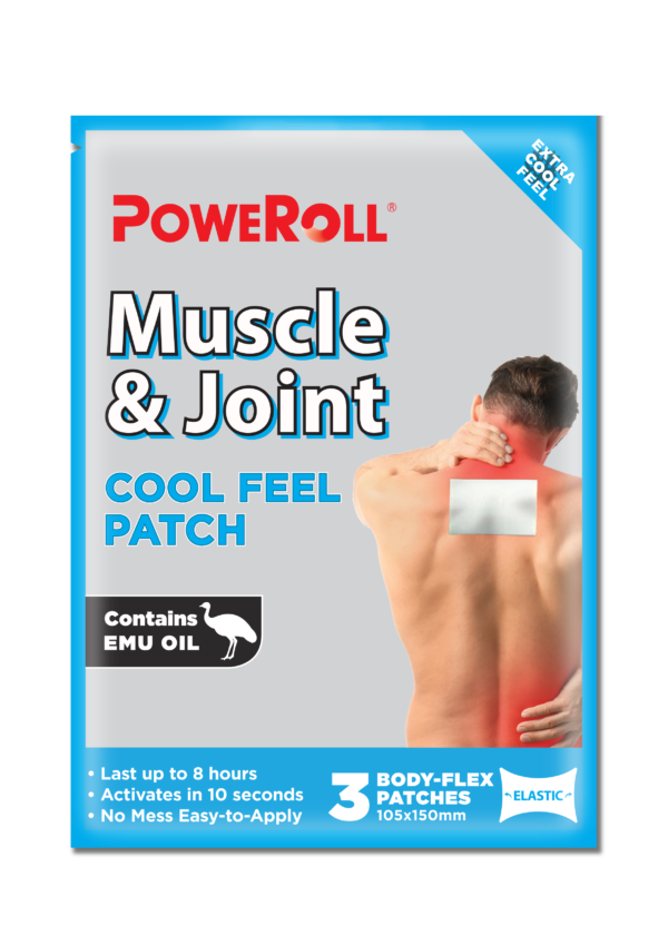 POWEROLL Muscle & Joint Cool Patch 3pcs (10.5cm * 15cm) #1546